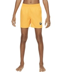 Szorty kąpielowe Nike dla młodzieży Nk B Scribble 4'' Volley Short Yellow NESSE806 818