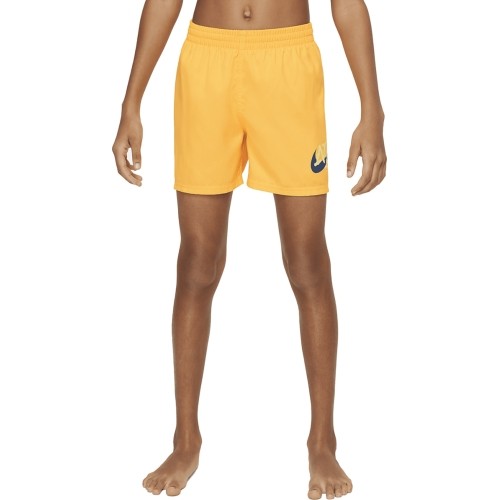 Szorty kąpielowe Nike dla młodzieży Nk B Scribble 4'' Volley Short Yellow NESSE806 818
