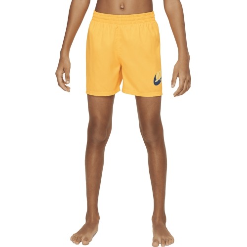 Szorty kąpielowe Nike dla młodzieży Nk B Scribble 4'' Volley Short Yellow NESSE806 818