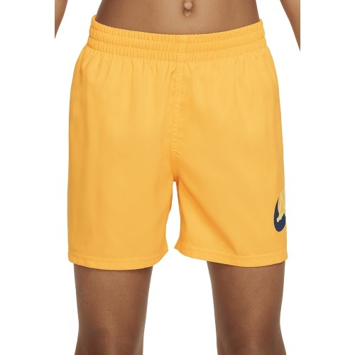 Szorty kąpielowe Nike dla młodzieży Nk B Scribble 4'' Volley Short Yellow NESSE806 818