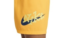 Szorty kąpielowe Nike dla młodzieży Nk B Scribble 4'' Volley Short Yellow NESSE806 818