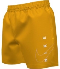 Nike szorty kąpielowe dla młodzieży Nk B Split Lgo 4'' Volley Short Yellow NESSC781 818