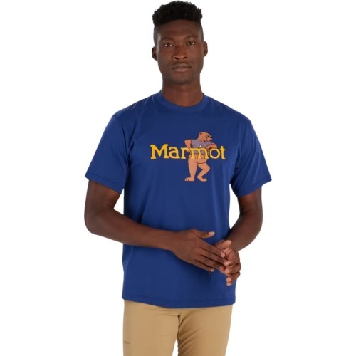 Męska koszulka Marmot Leaning Marty Tee - Mėlyna