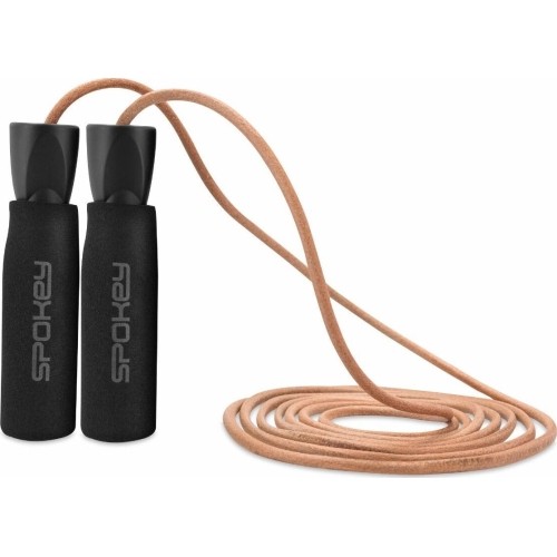 Skakanka z liną skórzaną Spokey QUICK SKIP