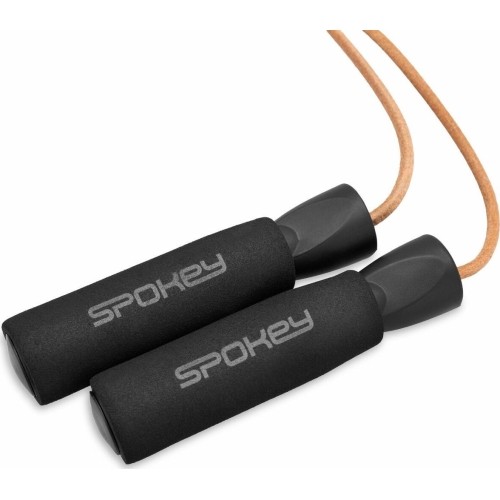 Skakanka ze skórzanym sznurem Spokey QUICK SKIP