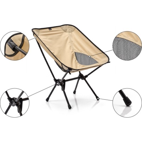 Składane krzesło Meteor schelp - Beige