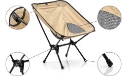 Składane krzesło Meteor schelp - Beige