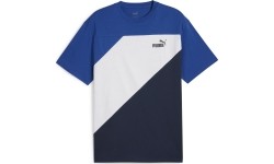 Koszulka męska Puma Power Colorblock niebiesko-biała 678929 14