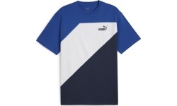 Koszulka męska Puma Power Colorblock niebiesko-biała 678929 14