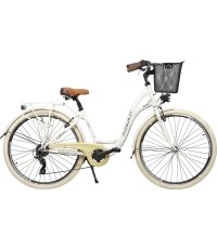 Dviratis AZIMUT Sarema 28" ALU TX-7 2023 jasny kremowy błyszczący