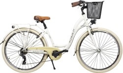 Dviratis AZIMUT Sarema 28" ALU TX-7 2023 jasny kremowy błyszczący