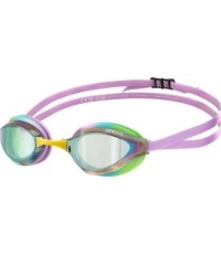 Okulary pływackie Python Mirror, zielono-fioletowo-zielone