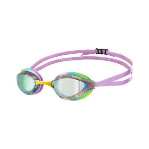 Okulary pływackie Python Mirror, zielono-fioletowo-zielone