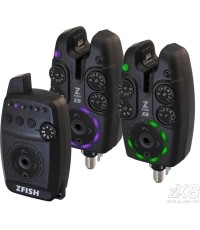 ZFISH Zestaw alarmów ugryzienia Zx8 2+1