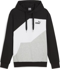 Bluza męska Puma Power Colorblock czarno-biało-szara 678931 01