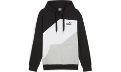 Bluza męska Puma Power Colorblock czarno-biało-szara 678931 01
