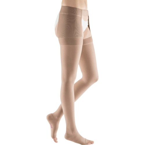 Kompresinės kojinės su diržu COTTON by SIGVARIS,  2 k.kl. - L Plus