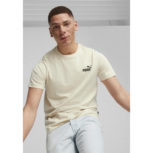 Koszulka męska Puma Ess Small Logo Tee beżowa 586669 88