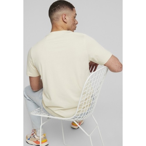 Koszulka męska Puma Ess Small Logo Tee beżowa 586669 88