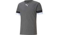 Koszulka piłkarska męska Puma TeamRise Jersey, szara, 704932 13