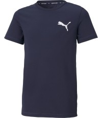 Koszulka młodzieżowa Puma Active Small Logo Navy 586980 06
