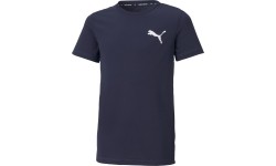 Koszulka młodzieżowa Puma Active Small Logo Navy 586980 06