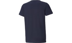 Koszulka młodzieżowa Puma Active Small Logo Navy 586980 06
