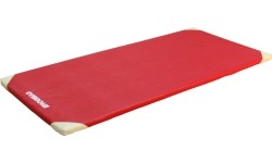 Zestaw 5 mat gimnastycznych do szkół 6100 – pokrycie PVC, bez pasków mocujących, ze wzmocnionymi narożnikami – 200 x 100 x 4 cm