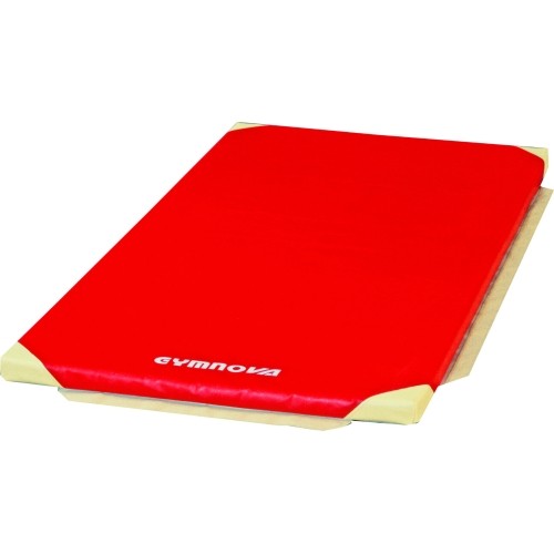 Zestaw 5 szkolnych mat gimnastycznych, pokrycie PVC, z paskami mocującymi i wzmocnionymi rogami, 200x100x5 cm