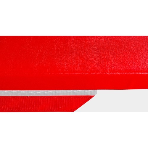 Zestaw 5 materacy gimnastycznych do szkół, pokrycie PVC, z pasami mocującymi i wzmocnionymi narożnikami, 200 x 100 x 4 cm
