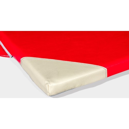 Zestaw 5 materacy gimnastycznych do szkół, pokrycie PVC, z pasami mocującymi i wzmocnionymi narożnikami, 200 x 100 x 4 cm