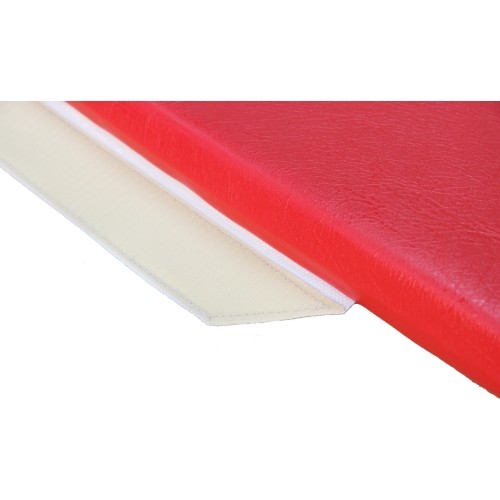 Zestaw 5 materacy gimnastycznych do szkół, pokrycie PVC, z paskami mocującymi, 200 x 100 x 5 cm