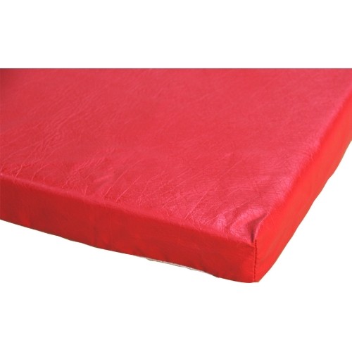 Zestaw 5 materacy gimnastycznych do szkół, pokrycie PVC, z paskami mocującymi, 200 x 100 x 5 cm