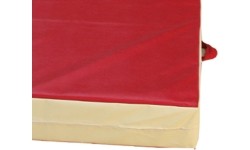 Tradycyjny materac ochronny, podwójna gęstość, pokrowiec PVC, 240 x 200 x 20 cm