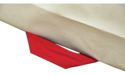 TRADYCYJNA MATA BEZPIECZEŃSTWA - POJEDYNCZA GĘSTOŚĆ - POKRYCIE PVC - 240 x 200 x 20 cm