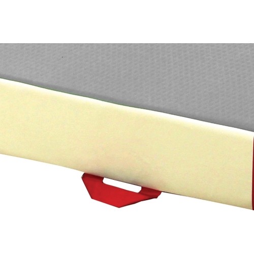 Dodatkowa mata ochronna, jednogęstościowa, pokrowiec PVC i jersey, 200 x 150 x 20 cm