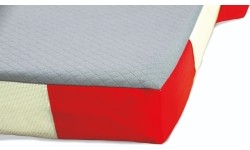 Dodatkowa mata ochronna, jednolita gęstość, pokrowiec PVC i jersey, 200x140x10 cm