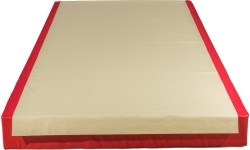 Materac do lądowania do kółek gimnastycznych z zakładkami na szerokość 300 x 200 x 20 cm