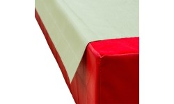 Materac do lądowania do kółek gimnastycznych z zakładkami na szerokość 300 x 200 x 20 cm