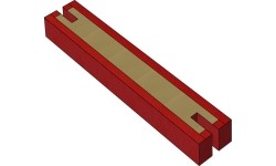 Mata centralna pod drążek – 300 x 50 x 20 cm