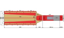 Zestaw materacy do lądowania na zawody w skoku przez konia – 15,60 m²