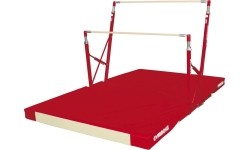 KOMPAKTOWE DRĄŻKI ASYMETRYCZNE - SKŁADANE NÓŻKI - Z WÓZKAMI TRANSPORTOWYMI I SKŁADANĄ MATĄ