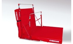 KOMPAKTOWE DRĄŻKI ASYMETRYCZNE - SKŁADANE NÓŻKI - Z WÓZKAMI TRANSPORTOWYMI I SKŁADANĄ MATĄ