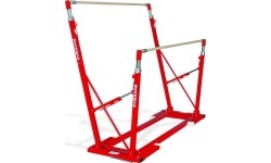 KOMPAKTOWE DRĄŻKI ASYMETRYCZNE - SKŁADANE NÓŻKI - Z WÓZKAMI TRANSPORTOWYMI I SKŁADANĄ MATĄ