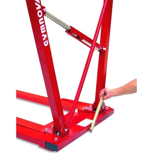 KOMPAKTOWE DRĄŻKI ASYMETRYCZNE - SKŁADANE NÓŻKI - Z WÓZKAMI TRANSPORTOWYMI I SKŁADANĄ MATĄ