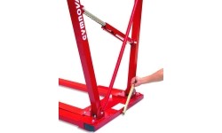 KOMPAKTOWE DRĄŻKI ASYMETRYCZNE - SKŁADANE NÓŻKI - Z WÓZKAMI TRANSPORTOWYMI I SKŁADANĄ MATĄ