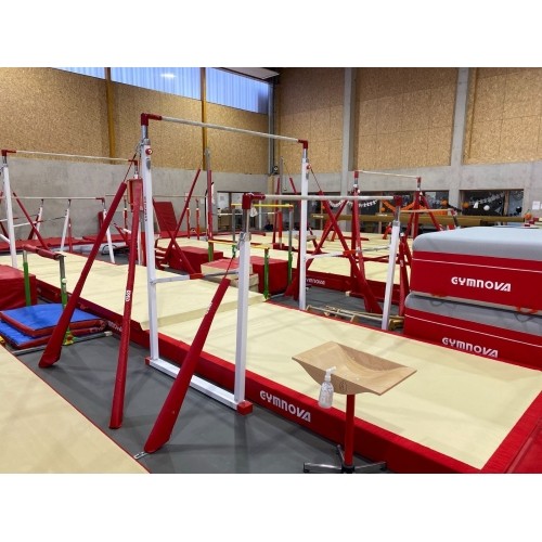 Poręcze asymetryczne Rio Competition – krótka linka – uchwyt z włókna naturalnego