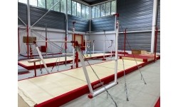 Poręcze asymetryczne Rio Competition – krótka linka – uchwyt z włókna naturalnego