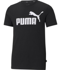 Koszulka Puma Ess Logo Tee dla młodzieży, czarna, 586960 01