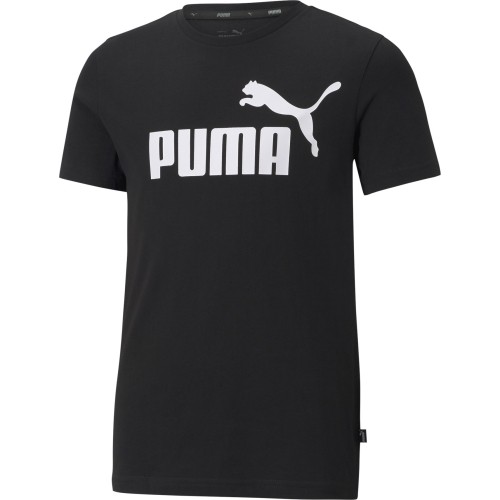 Koszulka Puma Ess Logo Tee dla młodzieży, czarna, 586960 01